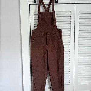Aerie Brown Straight Leg Jumpsuit